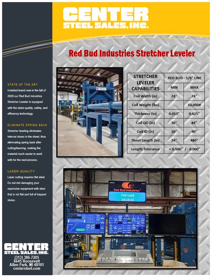 Steel Sales Brochure | Center Steel Sales, Inc. - pg2_rev1